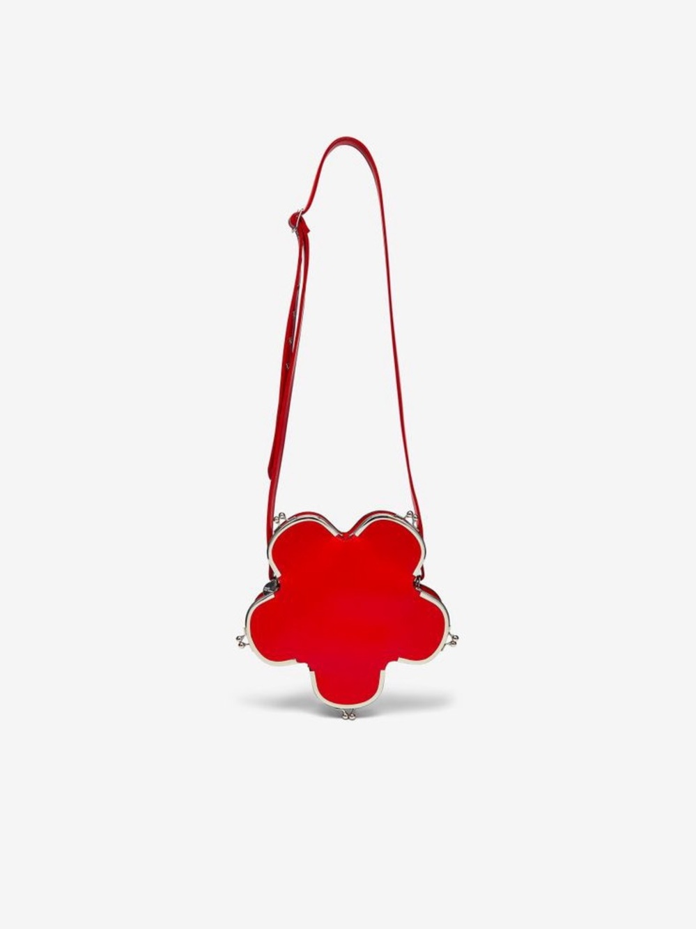 NWT Authentic Noir Kei Ninomiya Rare Red Flower-Shaped Crossbody Bag